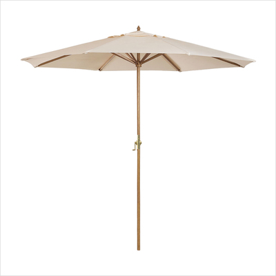 sonnenschirm wood rund 3,5m beige @